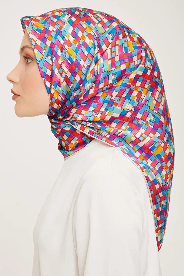Armine Twill Silk Scarf Nostalgy Series 9004D04-28 Twill