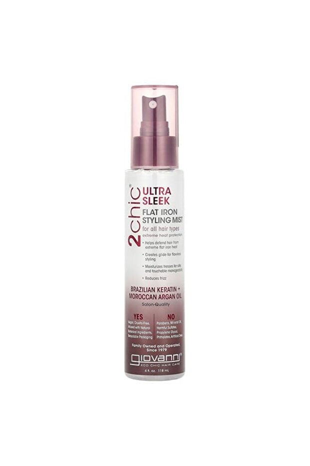 - بخاخ تصفيف الشعر 2Chic Ultra Sleek Flat Iron - 118 مل
