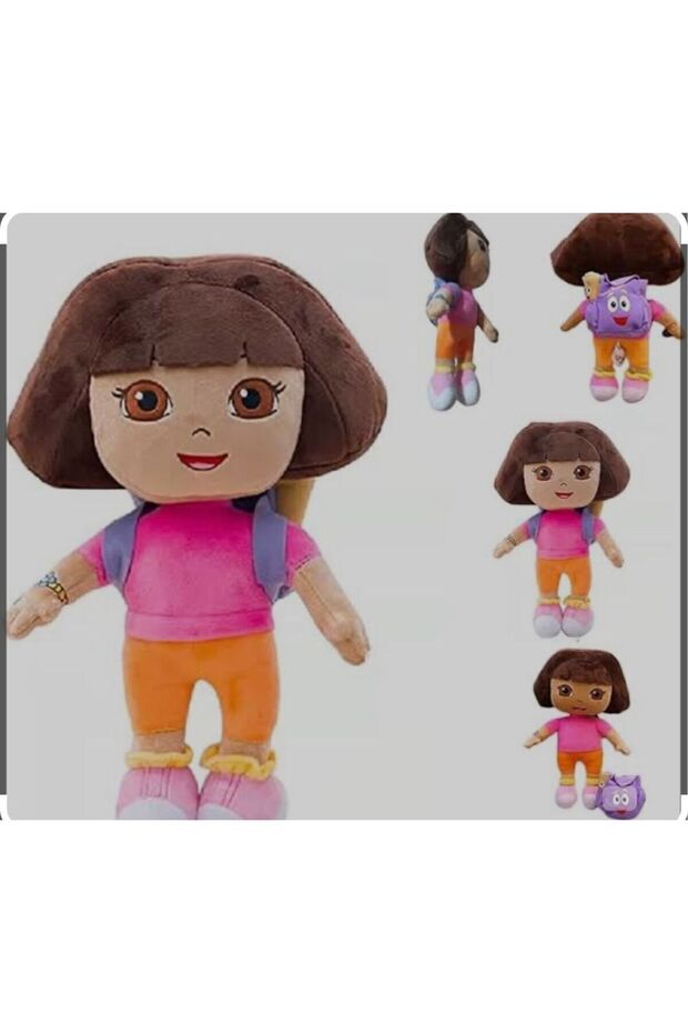 Dora peluş büyük boy 50cm kaşif dora ve arkadaşları peluş - 1