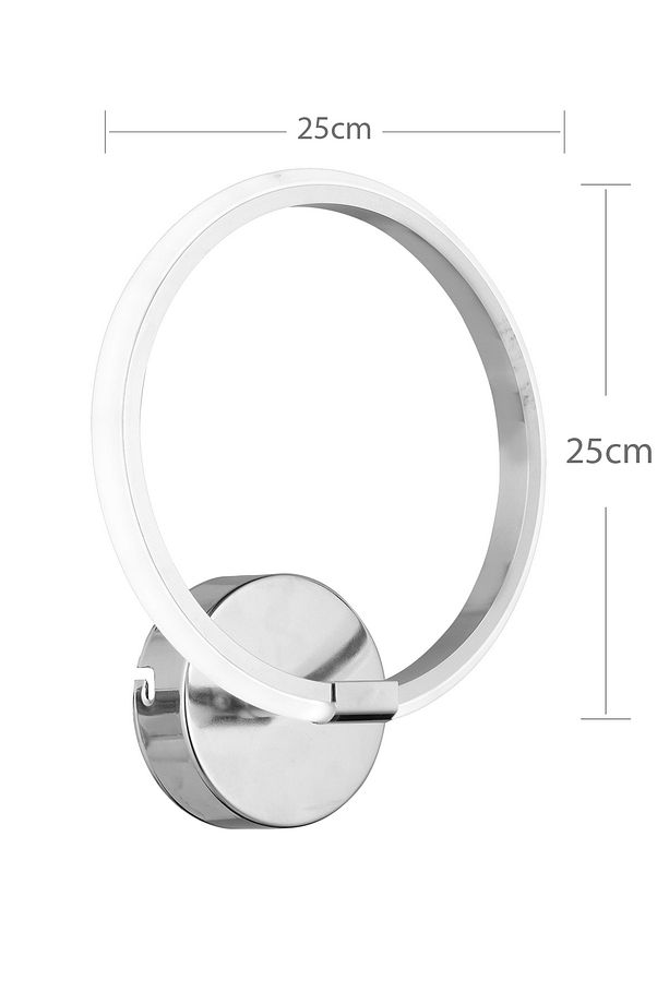 Pl 02 Model Krom 3 Renkli Koridor Ve Mutfak Için Ideal Aplik Alüminyum Avize, 25x25 - 5