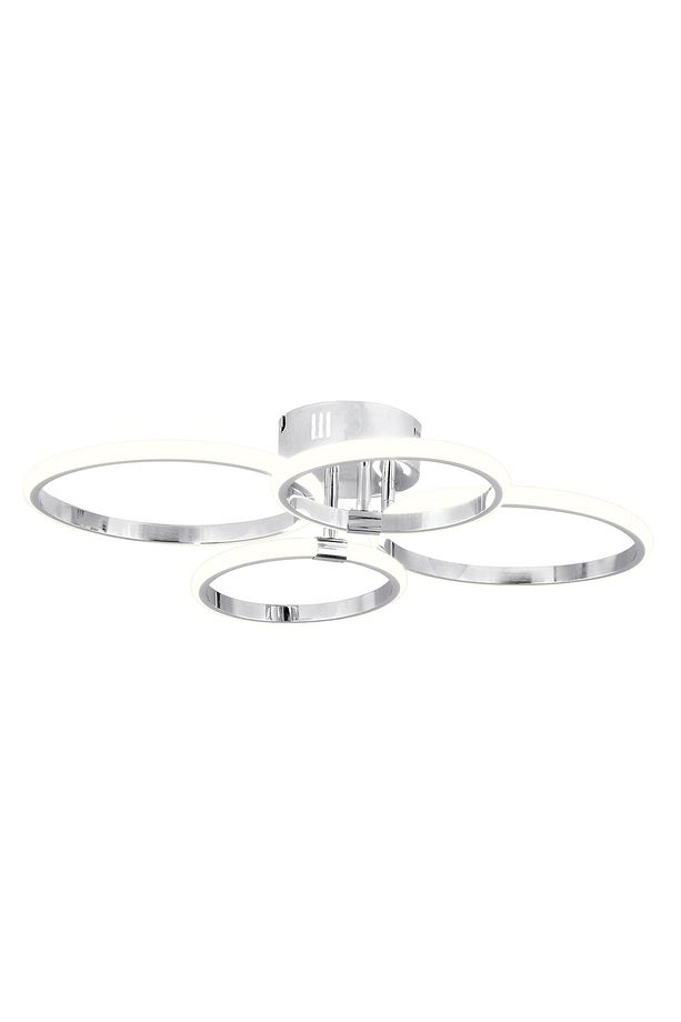 Pl 02 4 Model Krom 3 Renkli Salon Ve Oturma Odası Için Ideal Alüminyum Avize, 60x10 - 3
