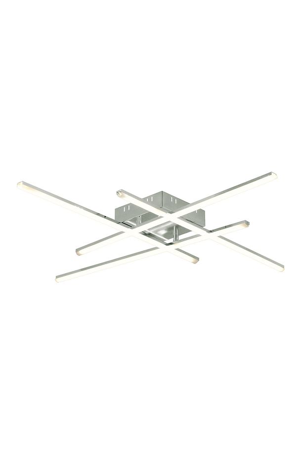 Pl 06 4 Model Krom 3 Renkli Salon Ve Oturma Odası Için Ideal Alüminyum Avize, 10x55 - 4
