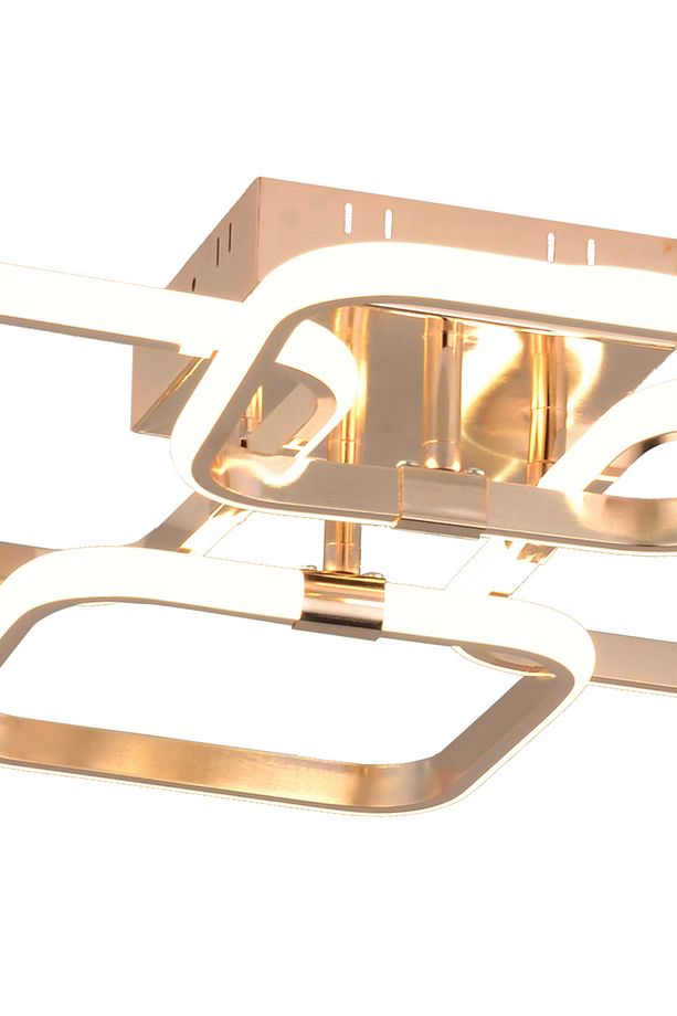 Pl 01 4 Model Gold 3 Renkli Salon Ve Oturma Odası Için Ideal Alüminyum Avize, 65x10 - 4
