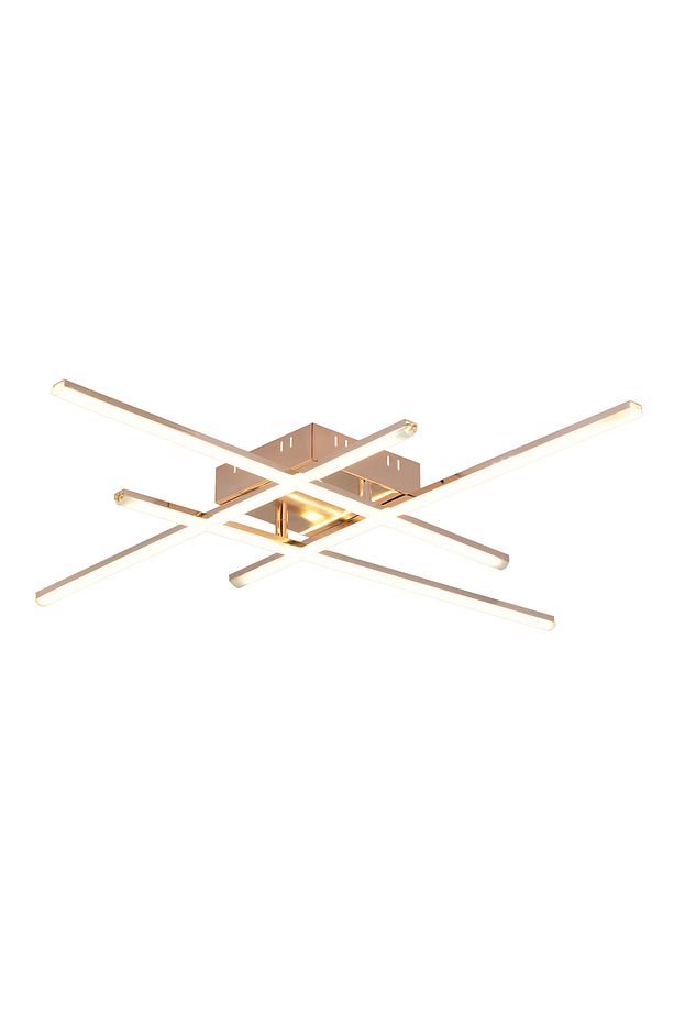 Pl 06 4 Model Gold 3 Renkli Salon Ve Oturma Odası Için Ideal Alüminyum Avize, 10x55 - 2