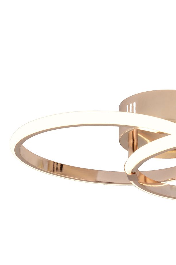 Pl 02 2 Model Gold 3 Renkli Salon Ve Oturma Odası Için Ideal Alüminyum Avize, 45x10 - 5