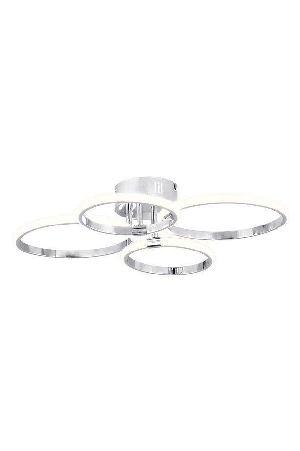 Pl 02 4 Model Krom 3 Renkli Salon Ve Oturma Odası Için Ideal Alüminyum Avize, 60x10 - 2