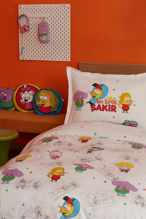 X Kral Şakir En Kral Şakir Tek Kişilik Nevresim Takımı - 3
