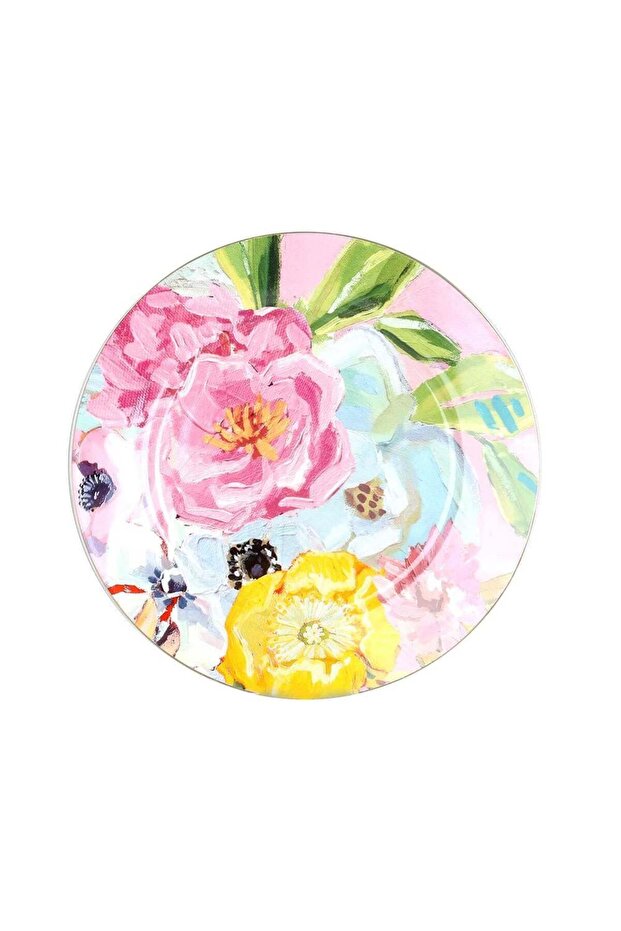 Peony Bone 6Lı 20Cm Servis Tabağı Setı - 4