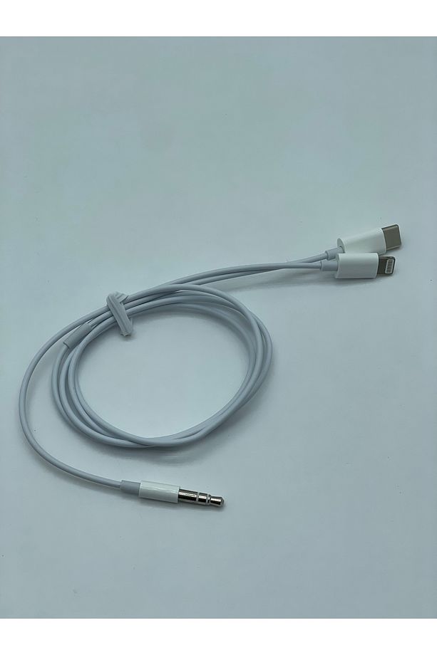 Typce  İphone 2 li Aux Kablosu İPhone - Xiaom i- Huawei - Samsung Typce Bütün Cihazlarla Uyumludur - 3