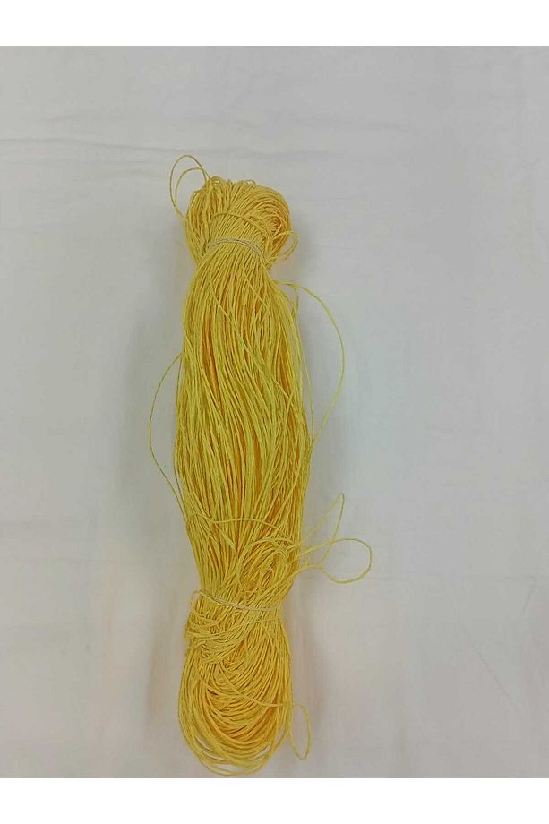 Kağıt Ip - El Örgüsü Çanta Ipi - Çile Halinde - Sarı 95 gr - 1