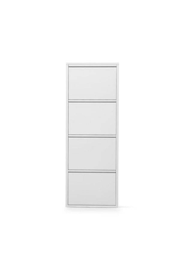 4 Raflı Metal Ayakkabılık | Beyaz | Kapı Önü Ayakkabılık | Rehome - 6