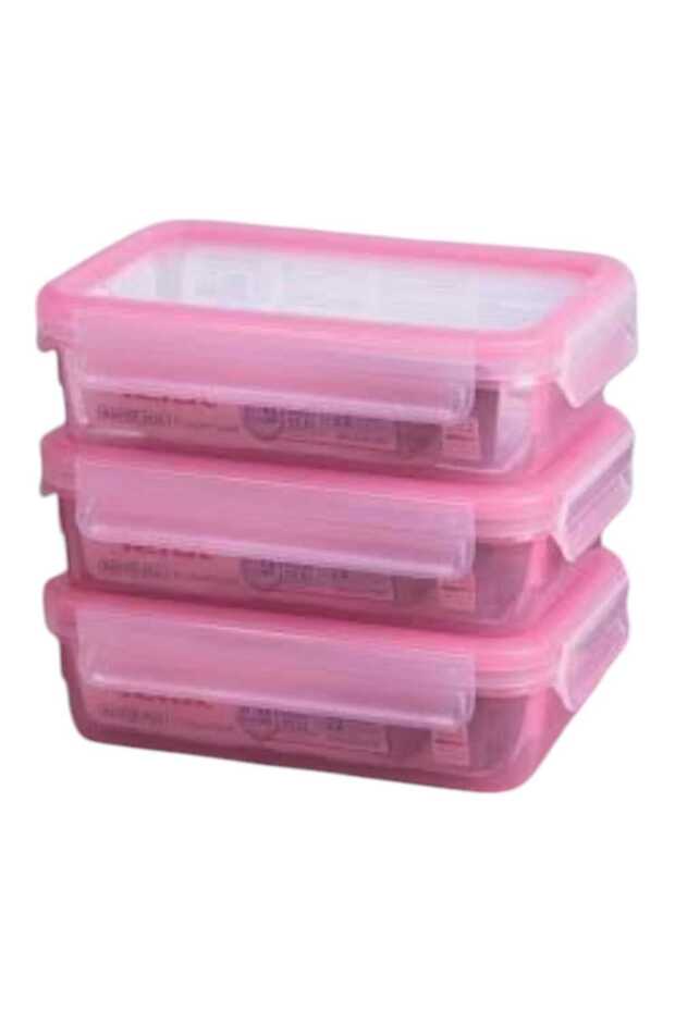 Master Seal Essential 3 X 0.8 Liter Plastic Storage Container with Lock