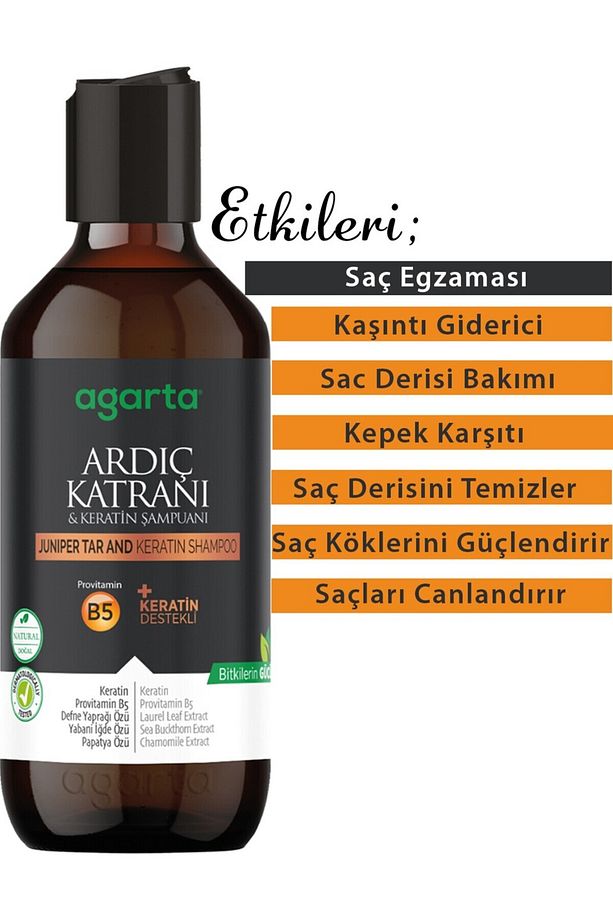 Doğal Şampuan Ardıç katranı-Kretin 400 ml x 3 Adet - 3