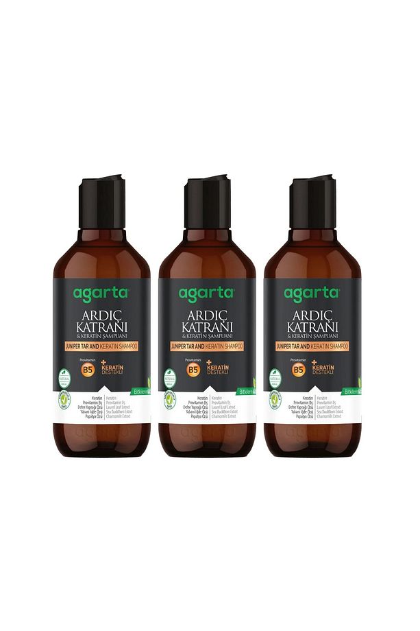 Doğal Şampuan Ardıç katranı-Kretin 400 ml x 3 Adet - 1