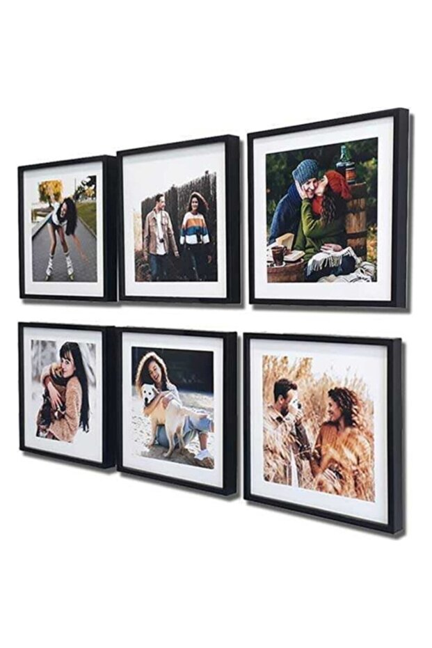 20x20 سم. إطار صورة مربع غير قابل للإزالة ولا يترك أثرًا