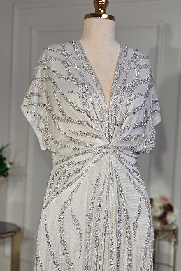 Gri İthal Abiye 1010 - 3