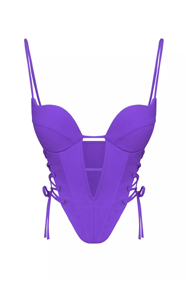 Mor krep crop top - 1