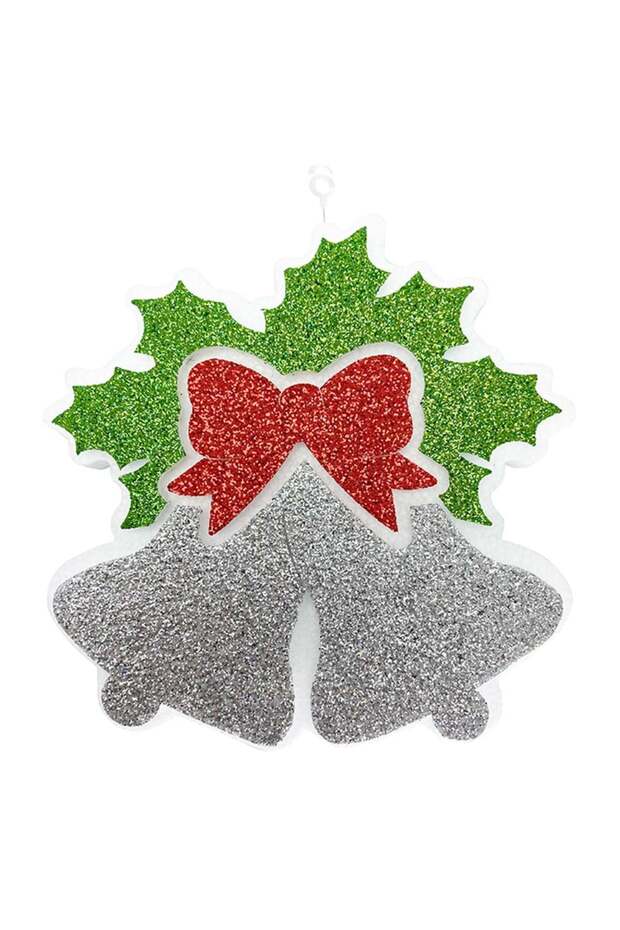 Bell 2 piece styrofoam christmas ornament 25x25 cm