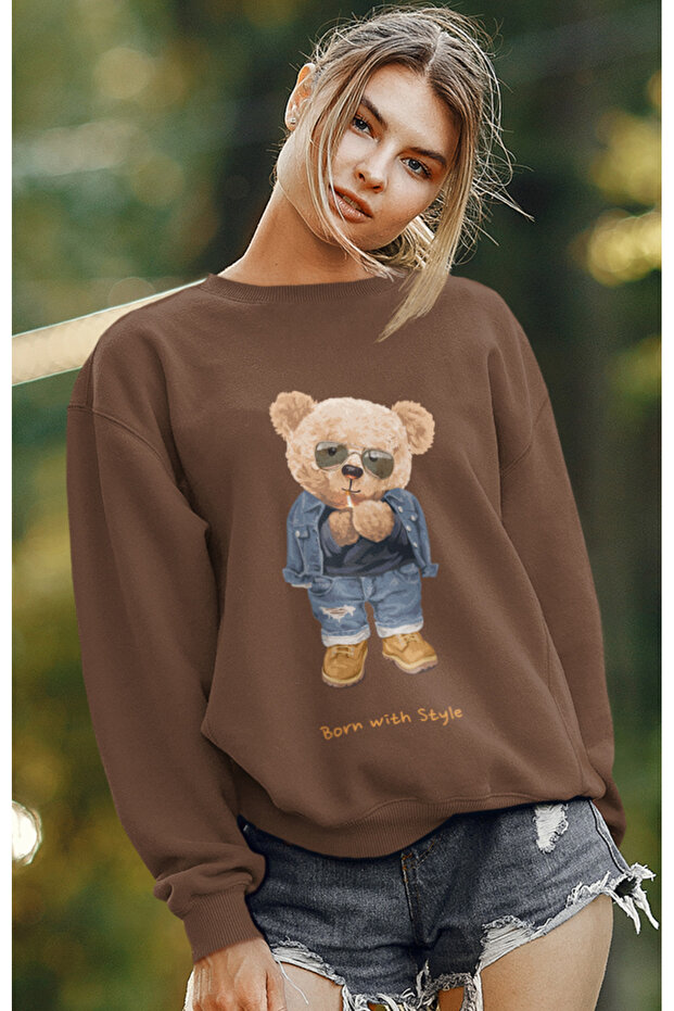 سويت شيرت قطني مطبوع للجنسين من TEDDY