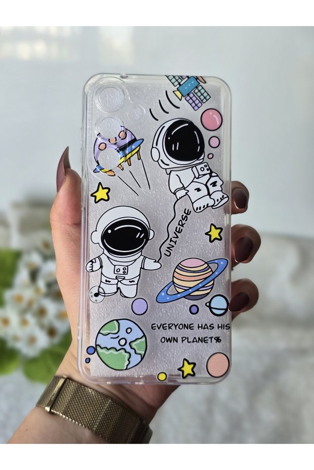 Samsung Galaxy S24 Fe Compatible Printed Transparent Phone Case