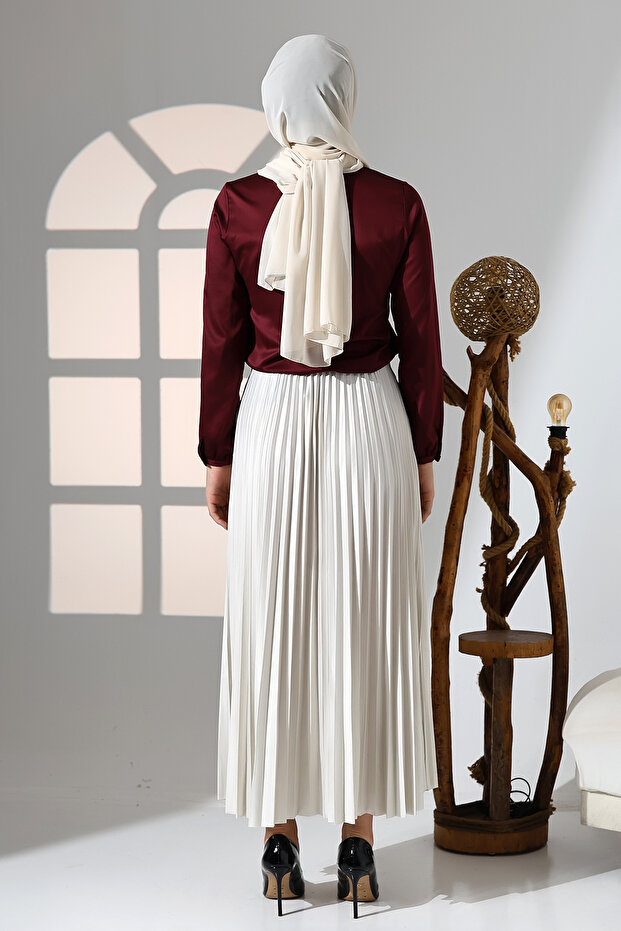 Piliseli Etek [EKRU] - 4