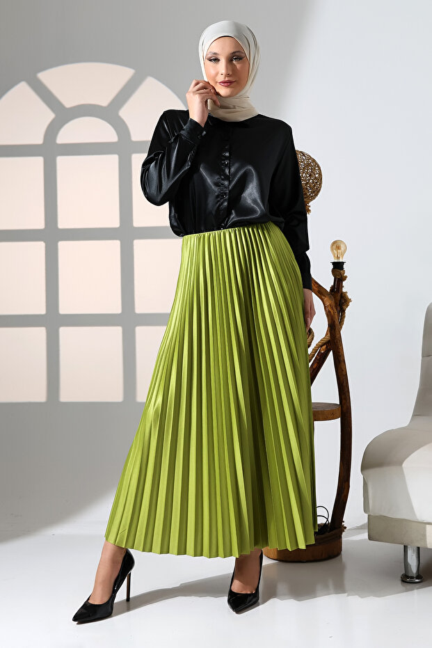 Piliseli Etek [YEŞİL] - 7