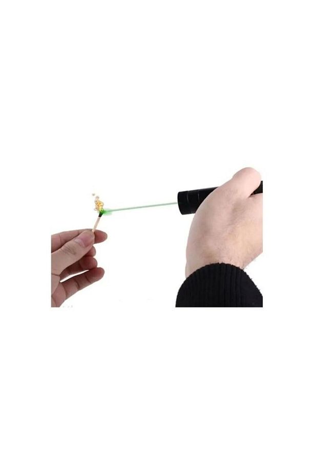 Şarjlı Anahtar Emniyetli Yeşil Lazer Pointer Yüksek Güçlü Lazer Işaretçi - 4