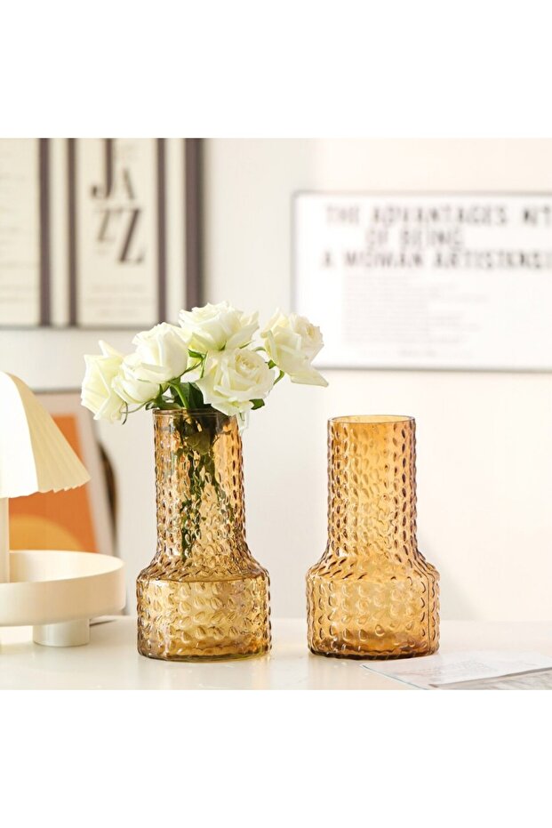 Bubble Scandinavian Vazo Amber - 5