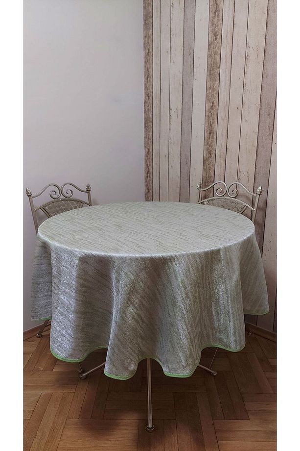 Birinci Sınıf ,fonluk Kumaş,dertsiz,yuvarlak ,fiskos,yemek Masası Örtüsü - 1