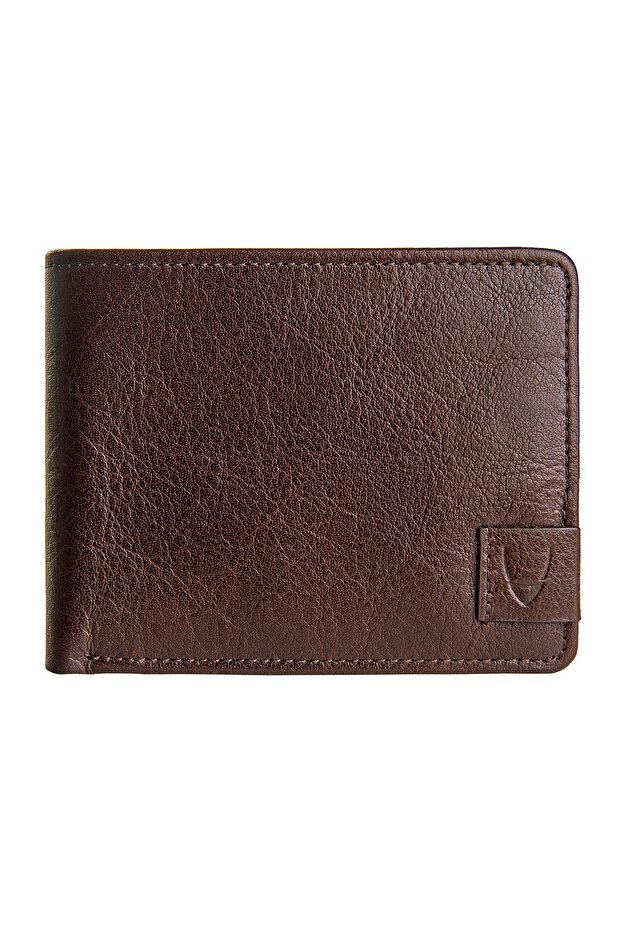 VW001 RFID Bi-Fold Wallet for Men - Genuine Leather, Brown - Secure & Stylish Design