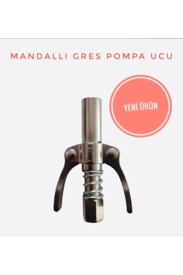 MANDALLI GRES POMPA UCU GRES MEMESİ YAĞ POMPAŞIRINGA YAĞLAYICI GRESÖRLÜK - 1