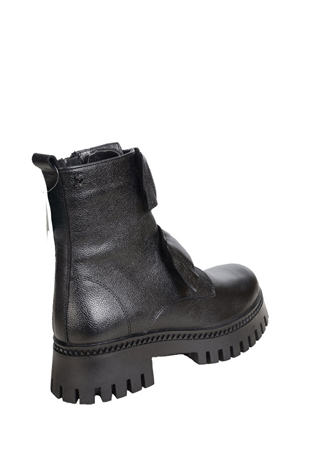 2251816 Siyah Deri Bot - 2