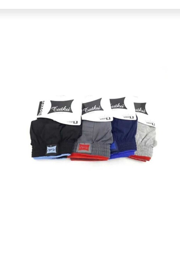 الملاكمين الرجال القطن زر واحد - 2