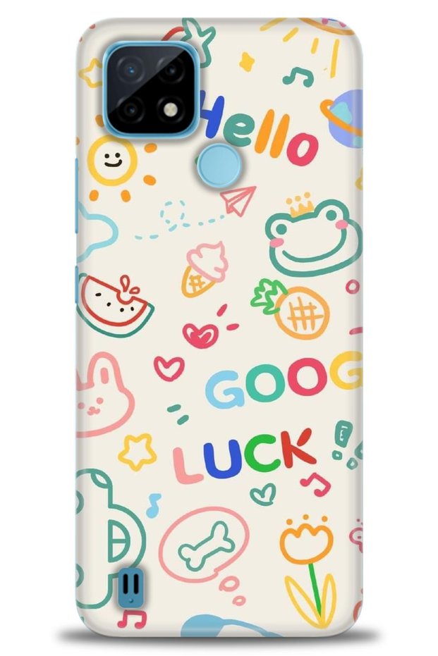 Infinix Hot 10t Case Hd Printed Case - Goog Luck