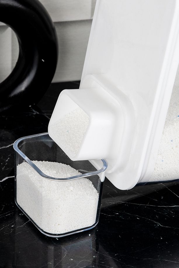 Sıvı Deterjan Saklama Kabı Kendinden Ölçekli Vakum Kapaklı Saklama Kutusu Deterjanlık 3000 ml - 2