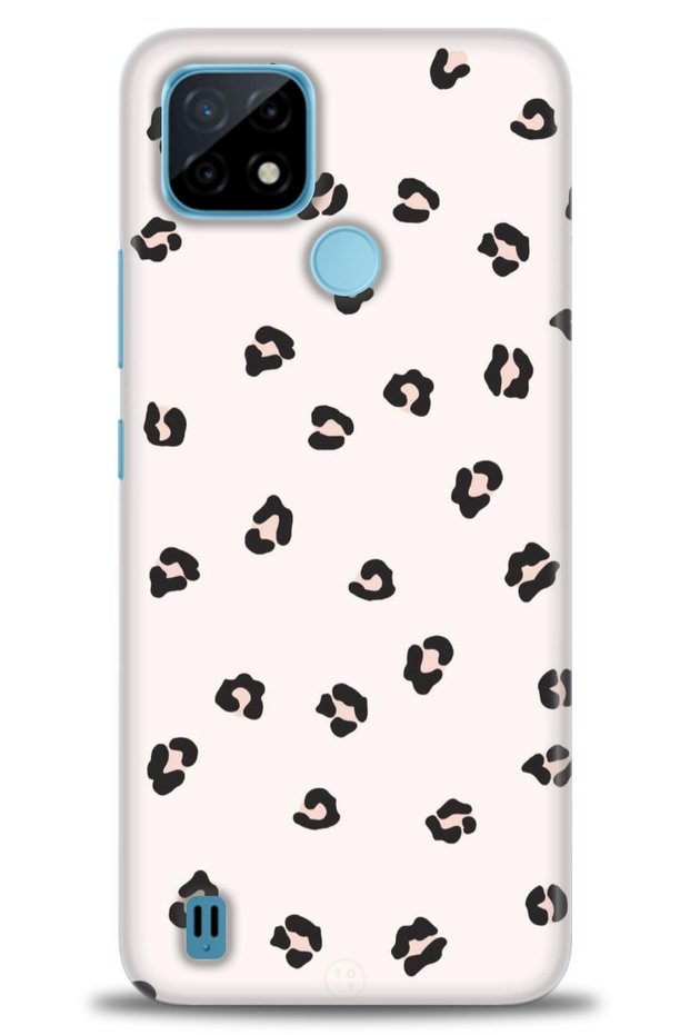 Realme C21 Case Hd Printed Case - Coffee Leopard + Full Screen Protector