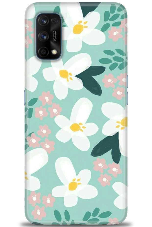 Realme 7 Pro Case Hd Printed Case - Pink White Daisies