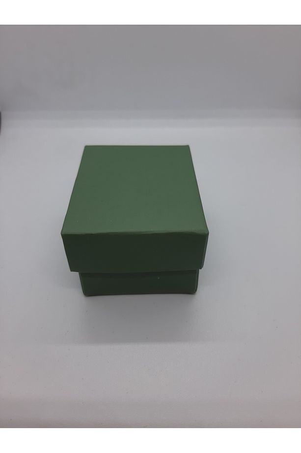 Karton İçi Süngerli Ekonomik ''YEŞİL'' (15 ADET ) Takı Saklama Kutusu (5,5 cm x 3 cm x 4cm) - 6