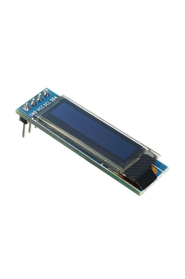 128x32 Oled Lcd Ekran 0.91 Inch - Mavi (ARDUİNO UYUMLU) - 5