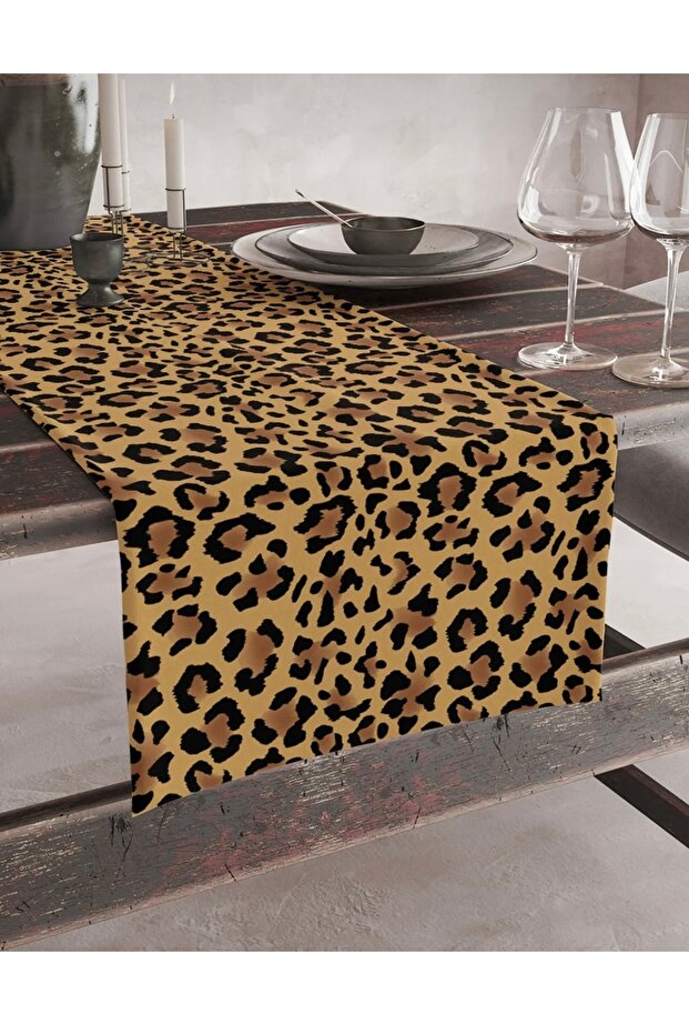 عداء منقوشة الفهد 40x140 - 1