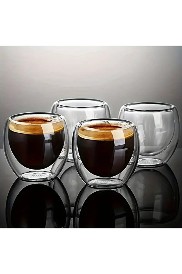 80 ml 4’lü Set Espresso Bardağı - 1