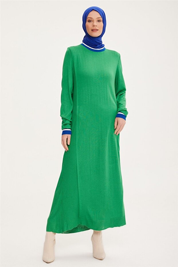 Rochie verde iarbă - 22kd4243 - 1