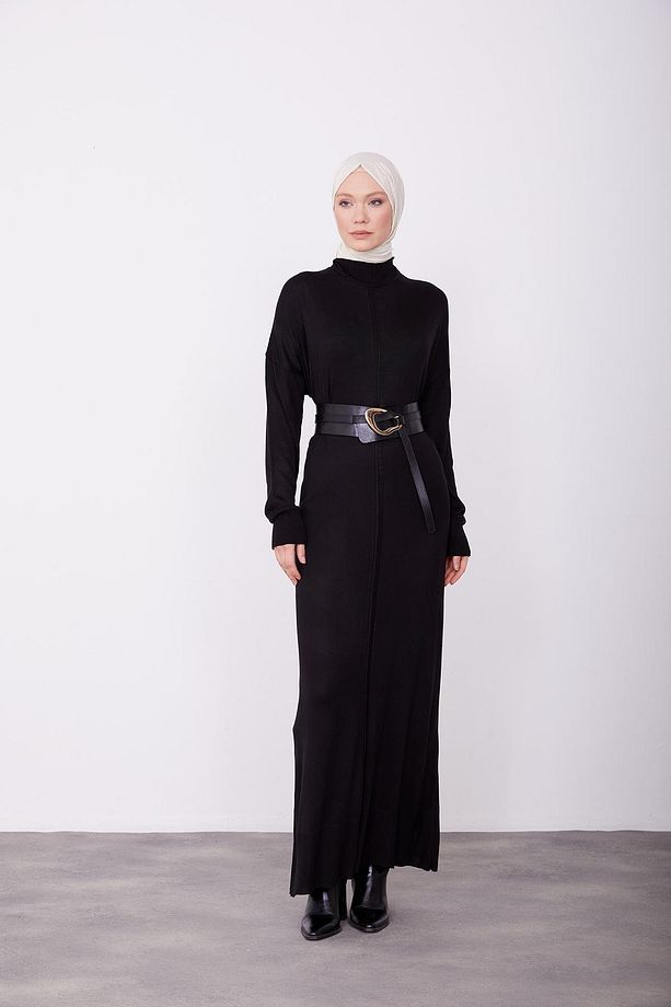 Elbise 23kd4248 Siyah - 1