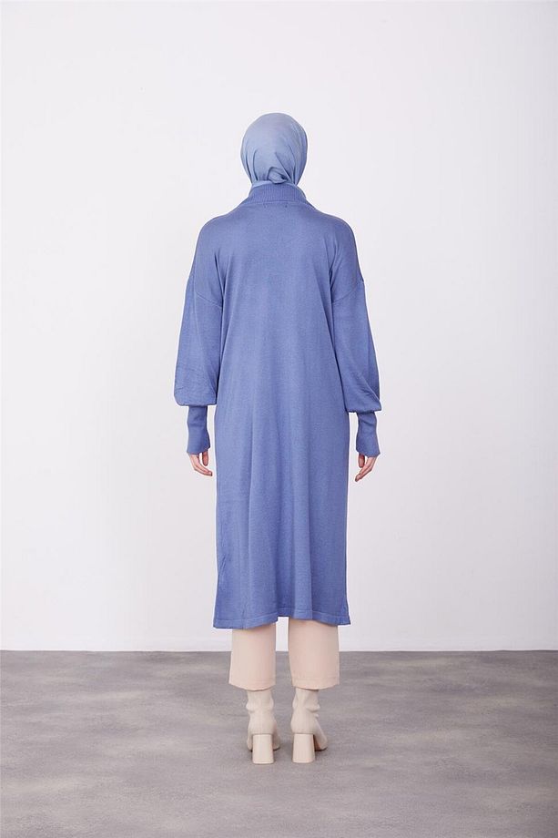 Tunik Elbise 23kd4249 Indigo - 4