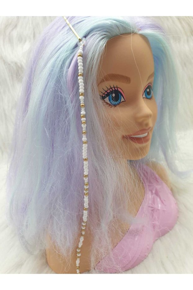 Firtekeli Hair Bead Gold Wrapped Hair Accessory 33cm Hair Bead