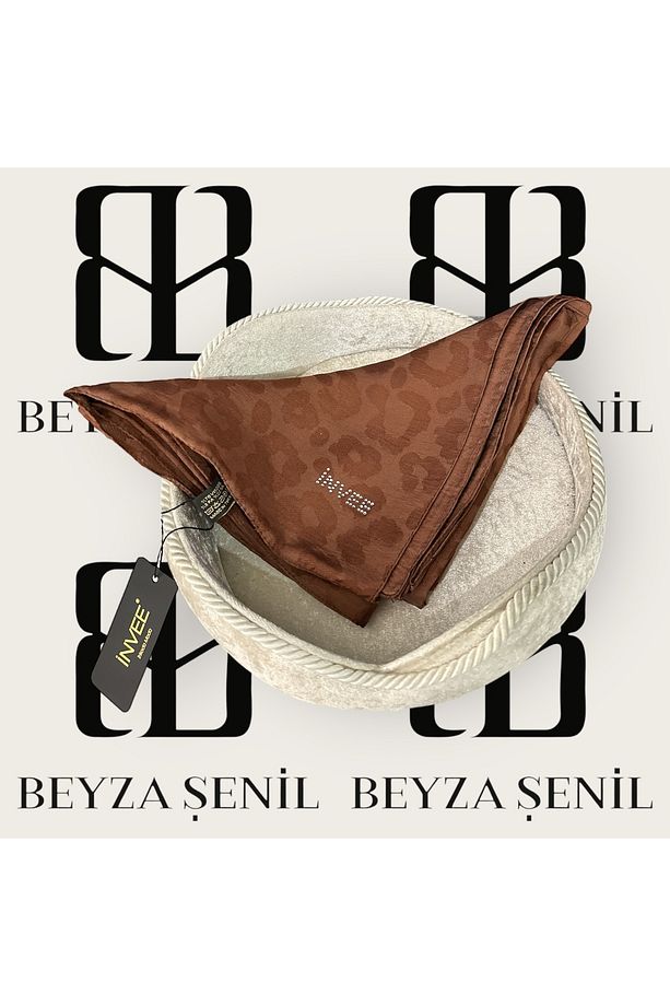 İNVEE 1329 Kahve Leopar Şal - 3