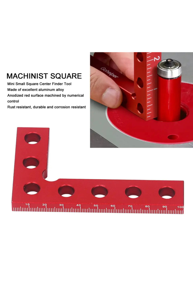 Carpenter 90 Degree Height Setter - Miter Ruler Milling Saw Setter - 4