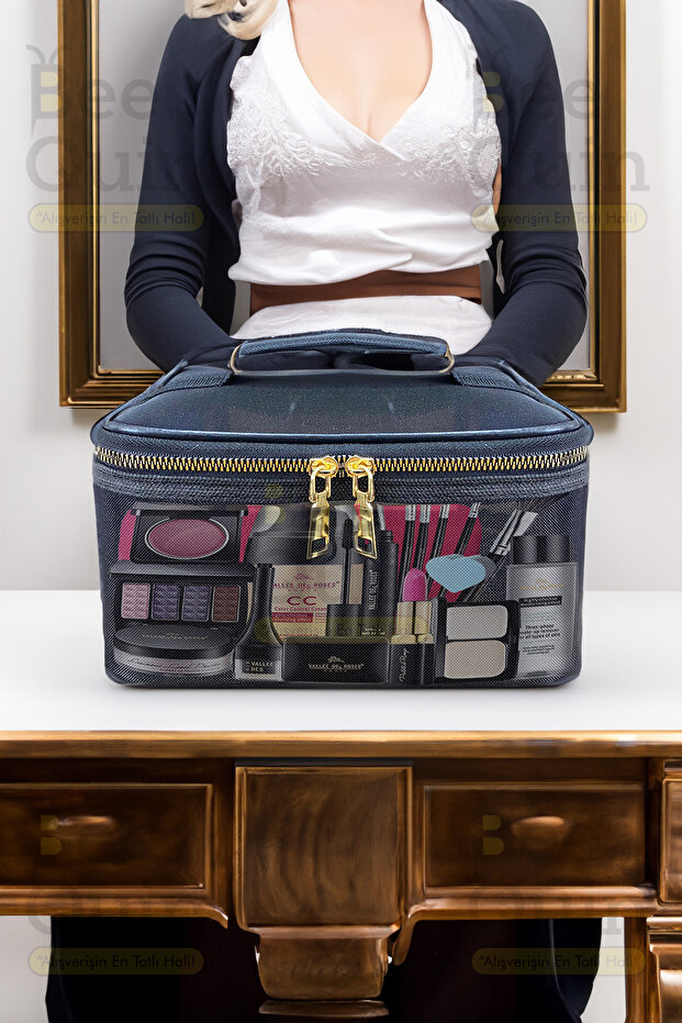 Makeup bag travel bag transparent professional cosmetic large small mini