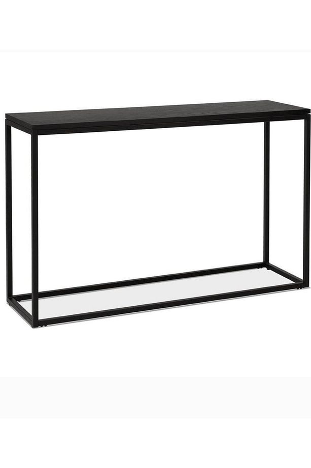 Neps Siyah Dresuar Kahve Köşesi Modern Konsol 100 Cm Siyah Ahşap - 2