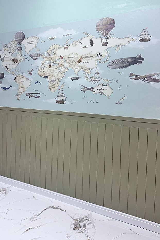 İskandinav Boyanabilir Mdf Duvar Paneli 4 Adet - 1